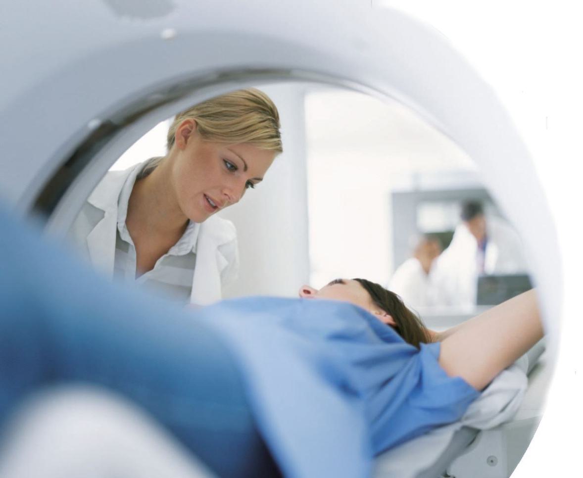 Blick in CT-Gantry Blick in CT-Gantry